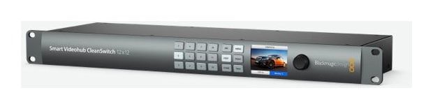 Blackmagic Smart Videohub CleanSwitch 12x12 – Bedienung direkt an der Front