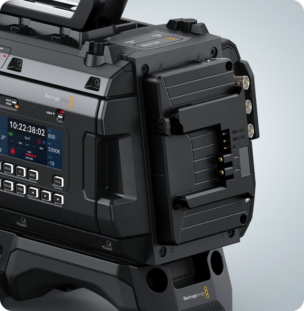Blackmagic Design URSA Cine Battery Plate B Mount – Akkuplatte an der Kamerarückseite