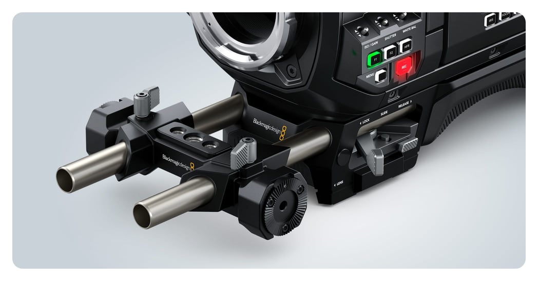 Blackmagic URSA Cine Rosette – Rosette an den Stangen der Kamera