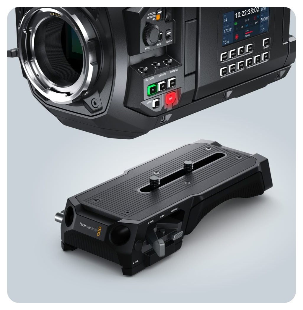 Blackmagic URSA Cine Baseplate 15 – Schulterpolster und schnelles Aufsetzen