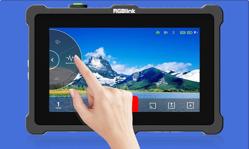 5,5-Zoll-Touchscreen