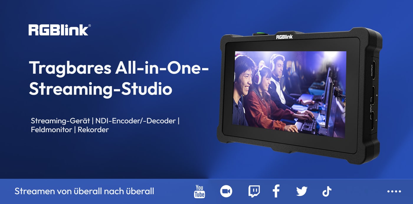 Tragbares All-in-One-Studio
