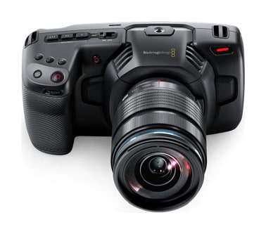 Blackmagic Pocket Cinema Camera 4K – Robustes Gehäuse und Bedienung am Handgriff