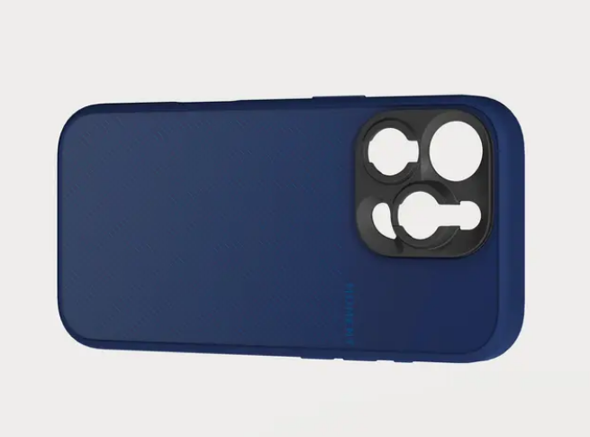 Moment Camera Case iPhone 16 Pro Indigo, pohled od fotoaparátů