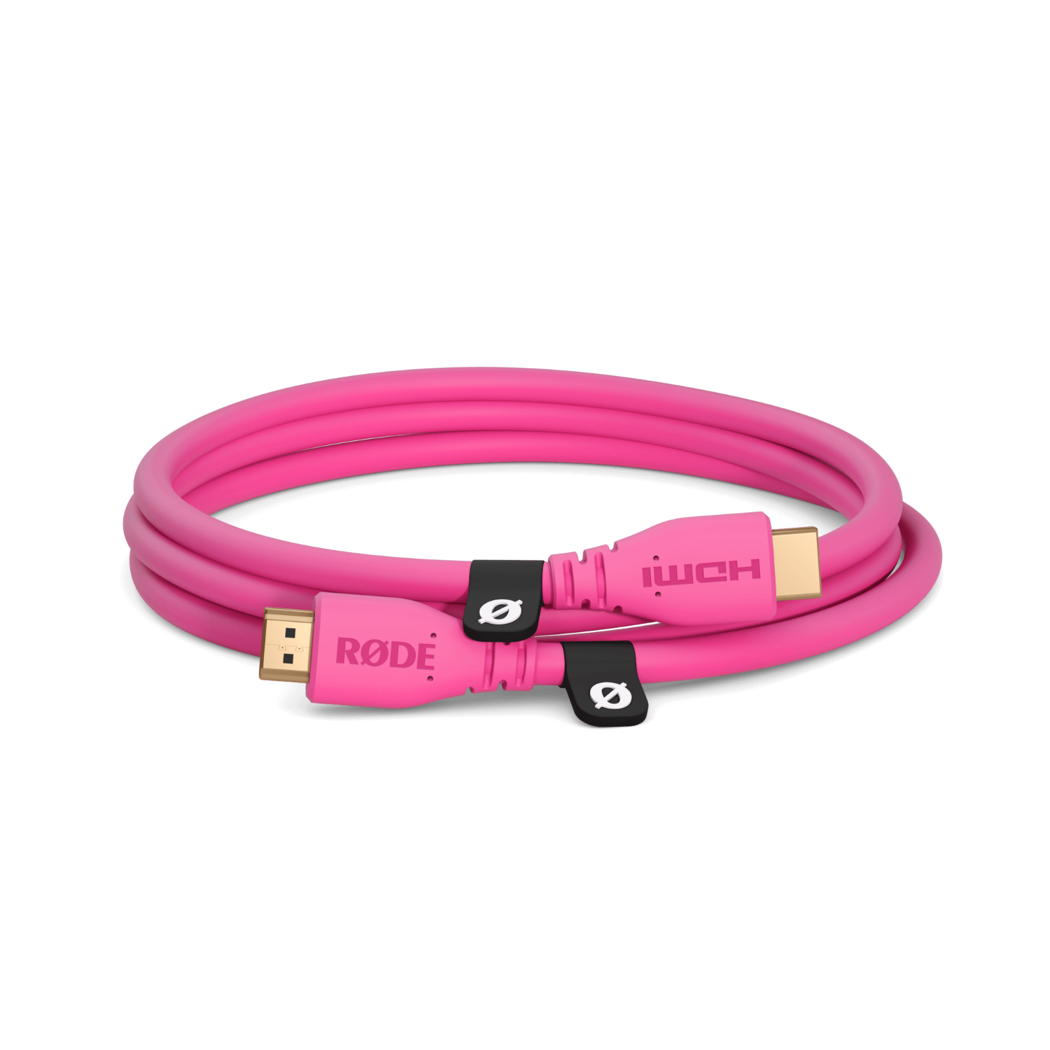 RØDE HDMI kabel 1,5 m, růžový – celkový pohled