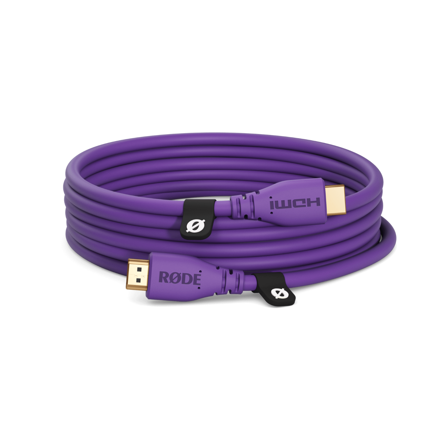 RØDE HDMI kabel 3 m, fialový – celkový pohled
