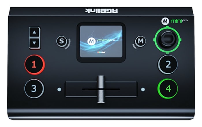 Touchscreen, Tasten und T-Bar