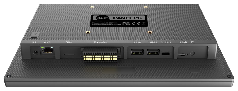 Lilliput PC-1010RL – Anschlüsse an der Unterkante
