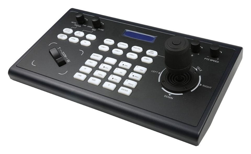 Joystick, Drehregler und LCD