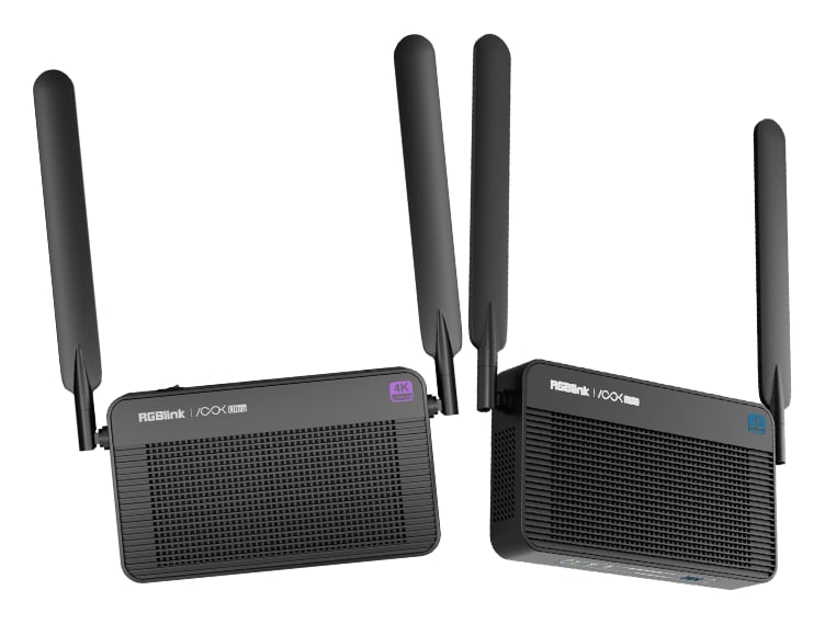 4K60-Sender und -Empfänger mit zwei Antennen