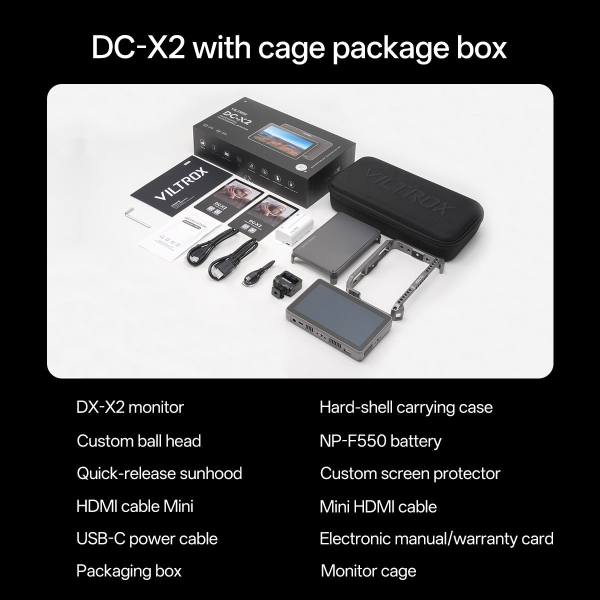 Viltrox DC-X2 KIT při monitorování obrazu