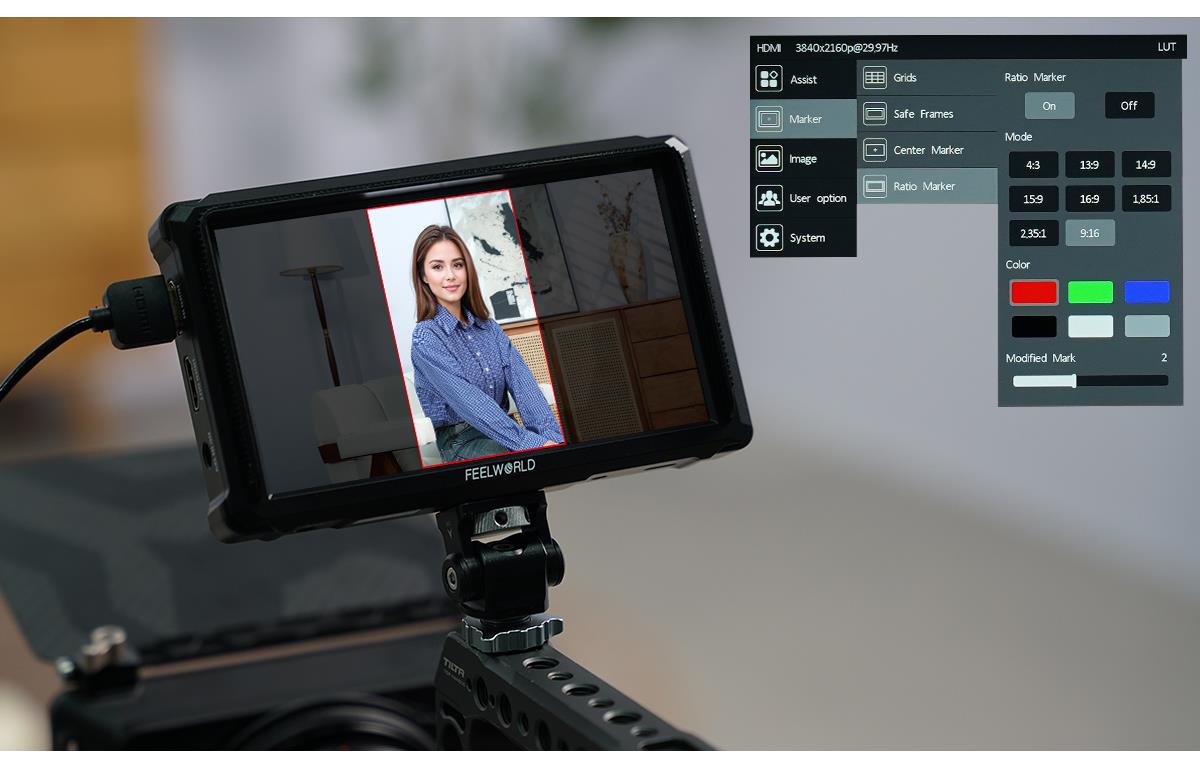 vertical marker monitor