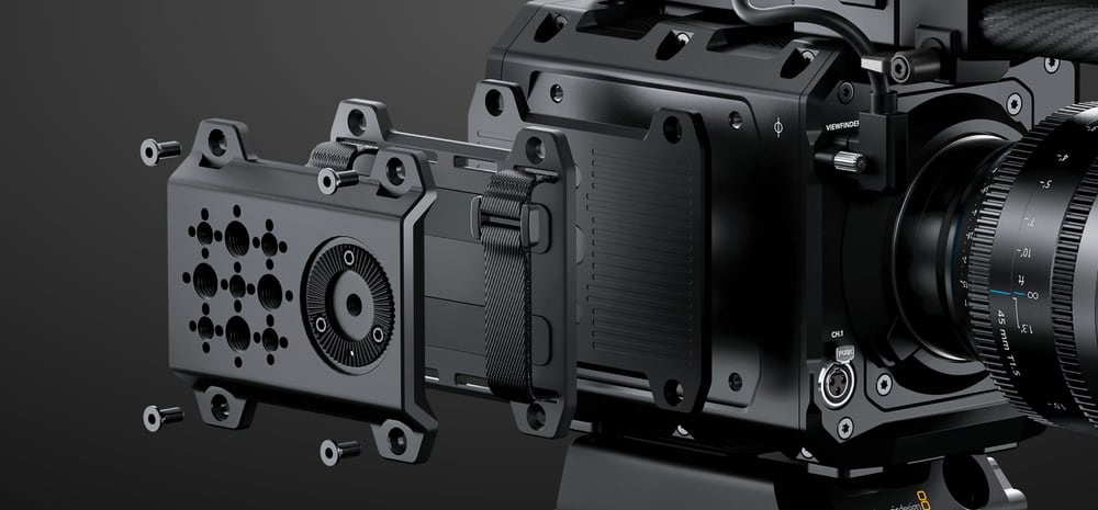 Blackmagic PYXIS 12K PL – Seitenplatten für Zubehör