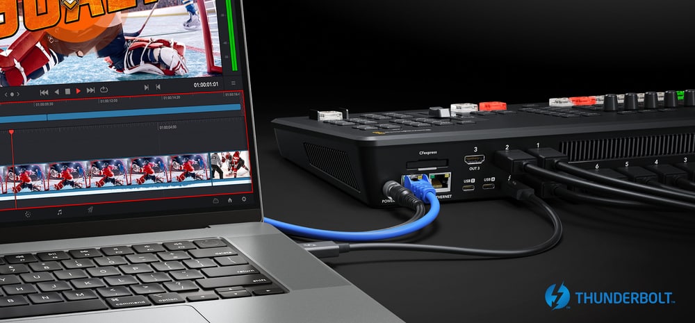 ATEM Mini Extreme ISO G2 – Thunderbolt für Aufnahme und Wiedergabe