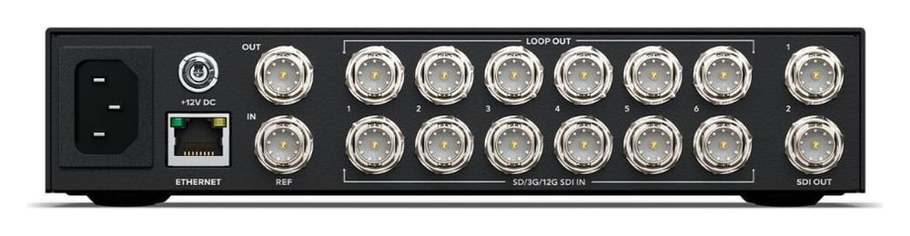 Blackmagic Videohub Mini 6x2 12G – Modernes 12G-SDI für SD, HD und Ultra HD