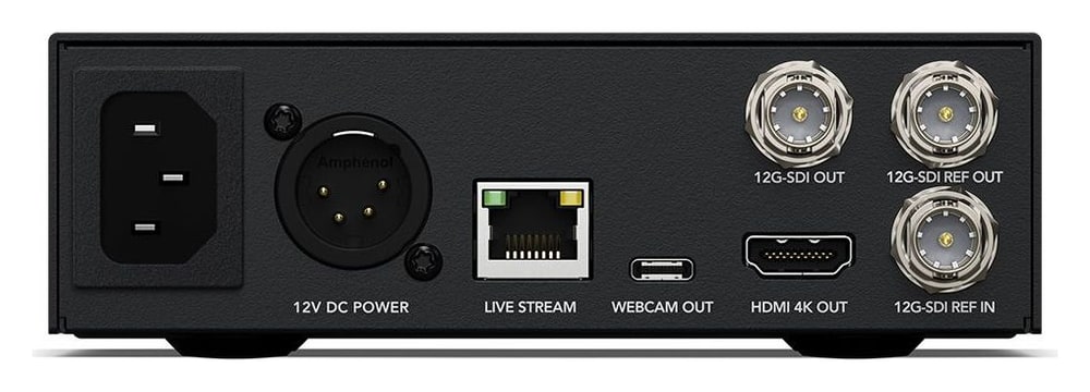 Blackmagic Streaming Decoder 4K – Stromversorgung und Bedienung
