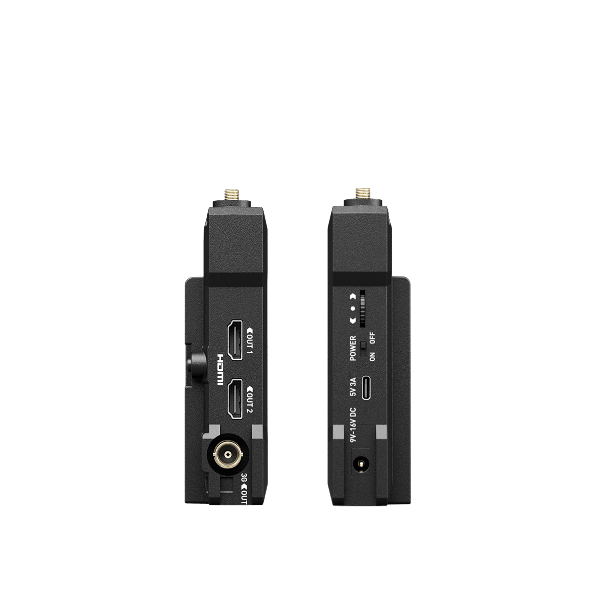 Atomos RX: zwei HDMI-, 3G-SDI- und Stromanschlüsse