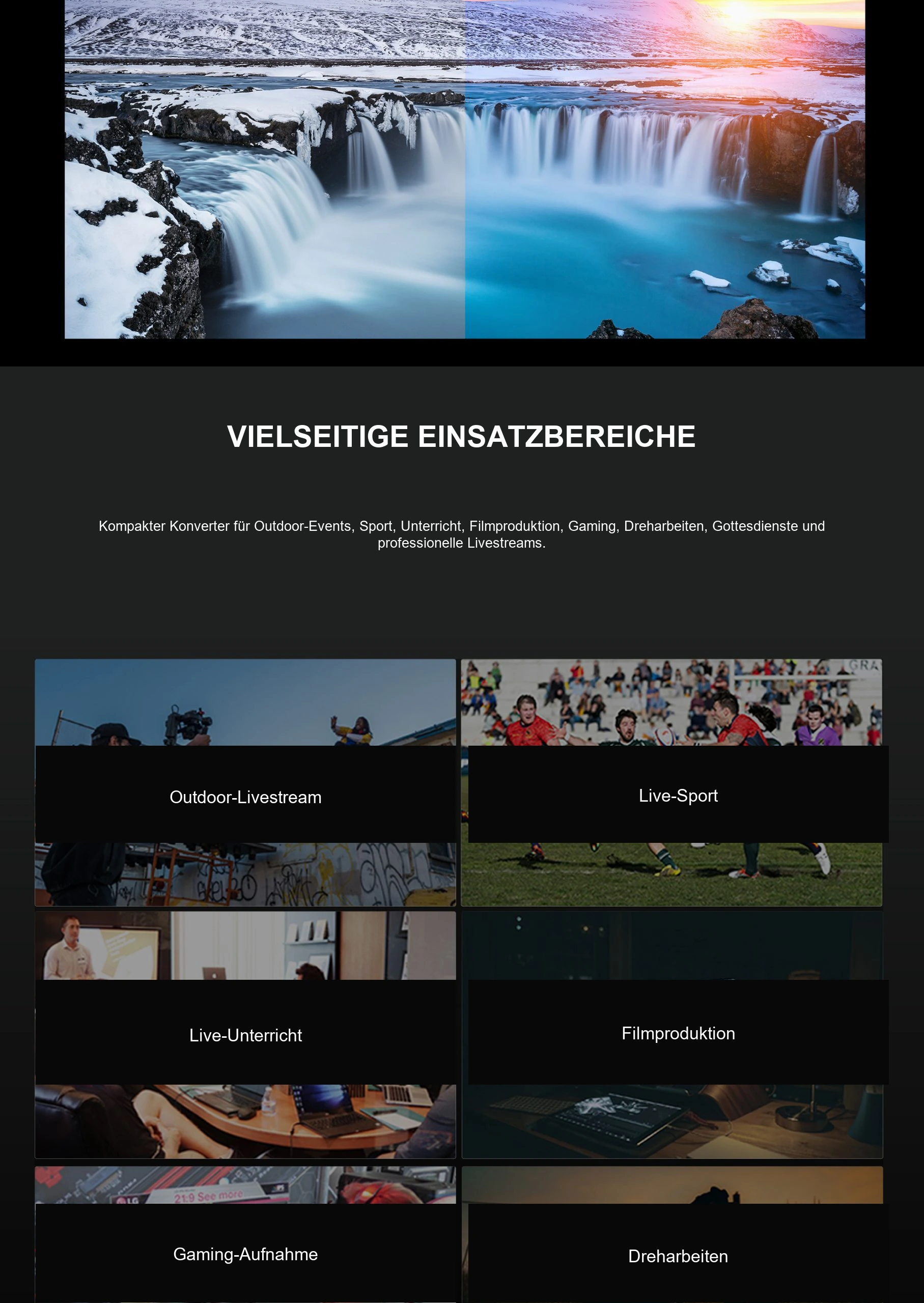 VIELSEITIGE EINSATZBEREICHE