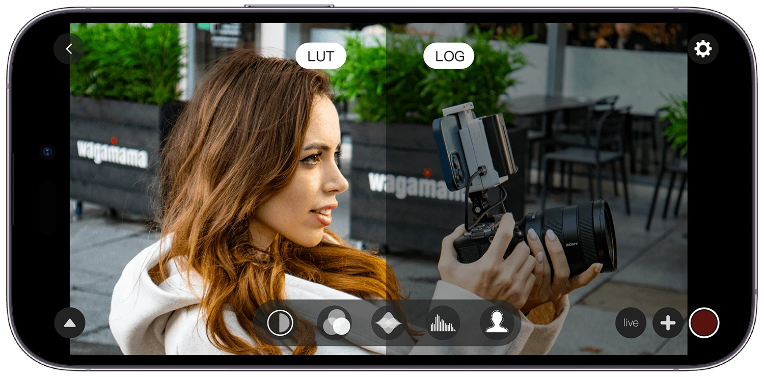 Náhled vzhledu pro Log záznam · Accsoon CineView Quad