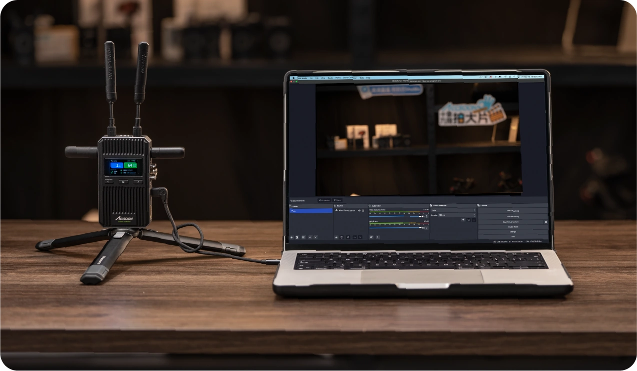 Bild direkt auf den Computer · Accsoon CineView 2 SDI