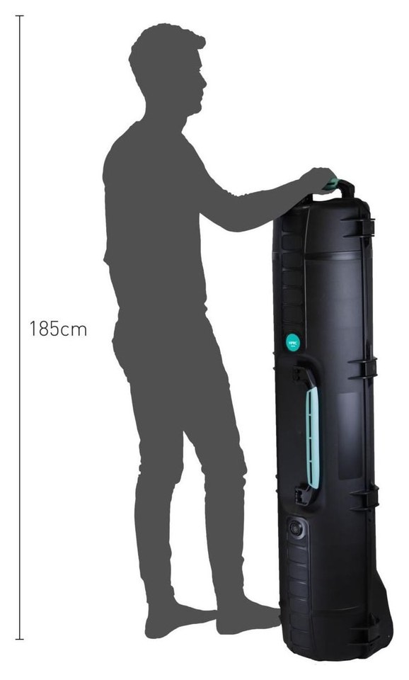 HPRC 6500W Stativkoffer – Größe in der Praxis