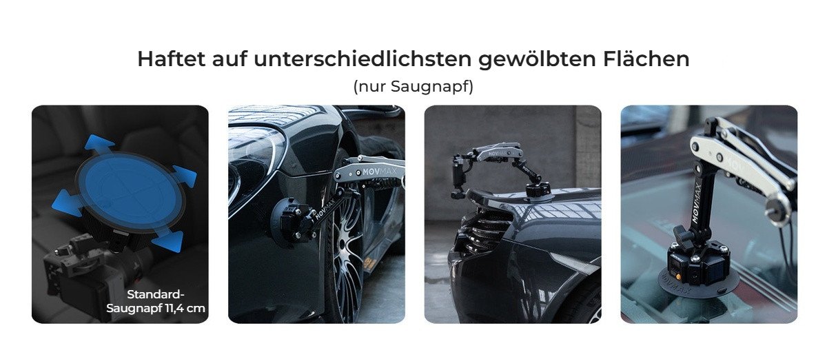 Hält auf gewölbten Flächen