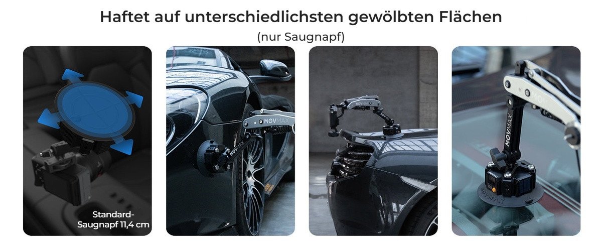 Hält auf gewölbten Flächen