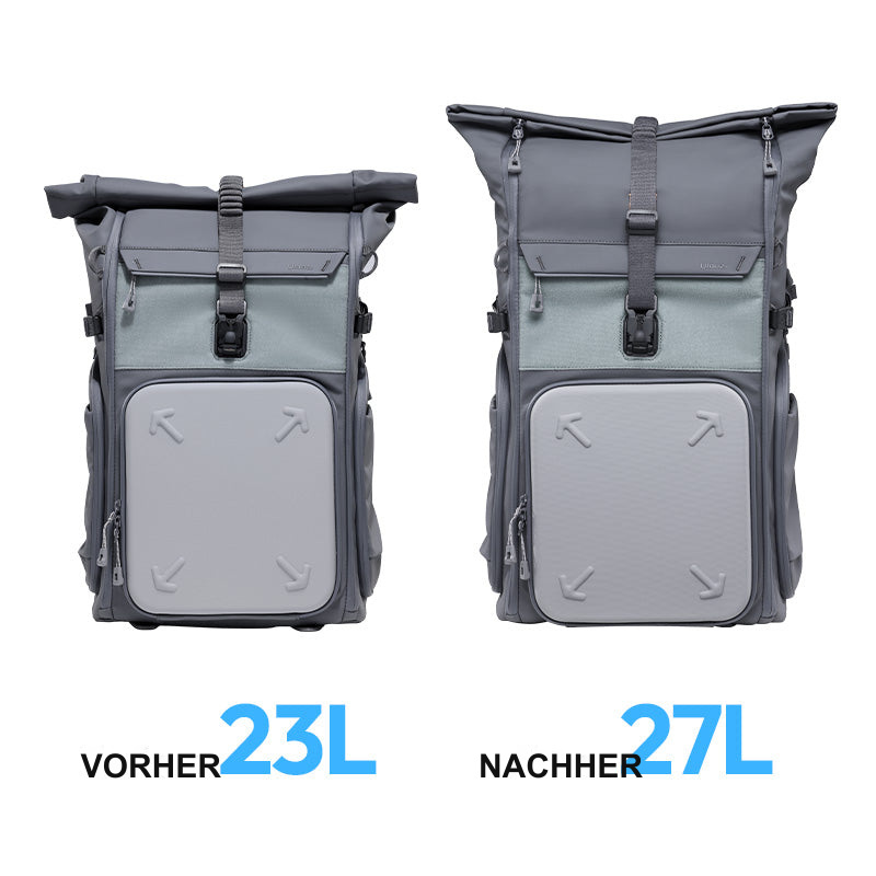VORHER 23 l, NACHHER 27 l