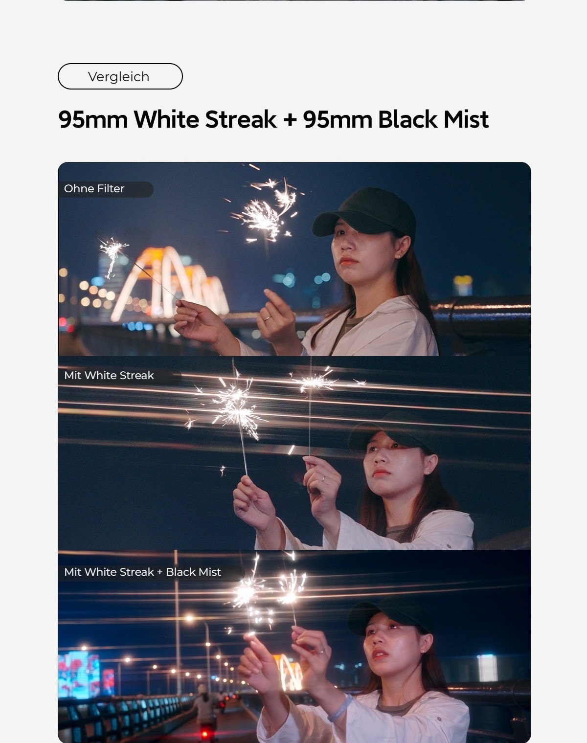 Vergleich: White Streak und Black Mist