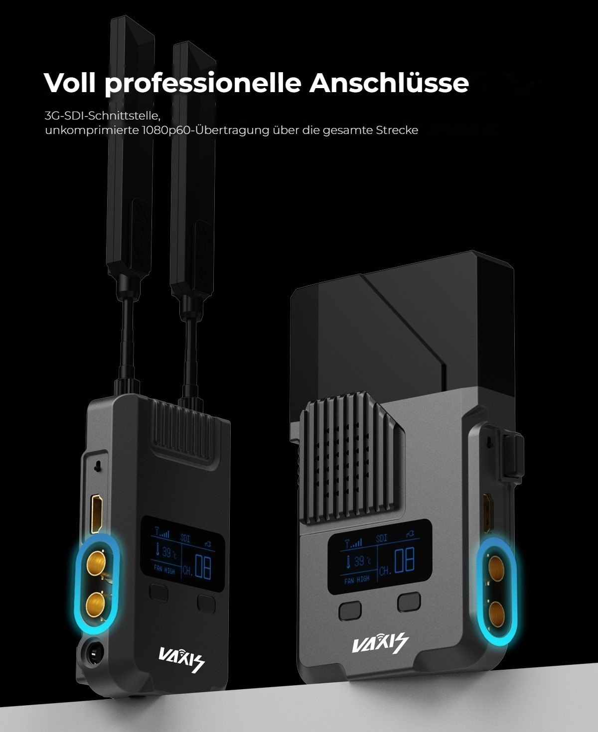 Professionelle Anschlüsse