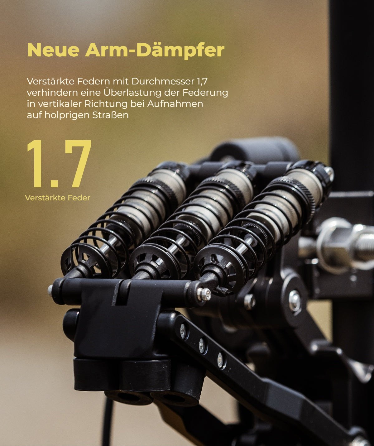Neue Arm-Dämpfer