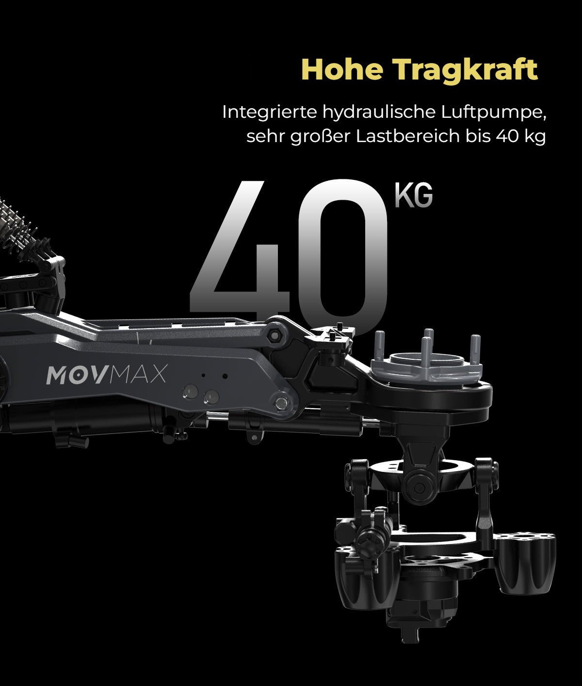 Traglast bis 40 kg