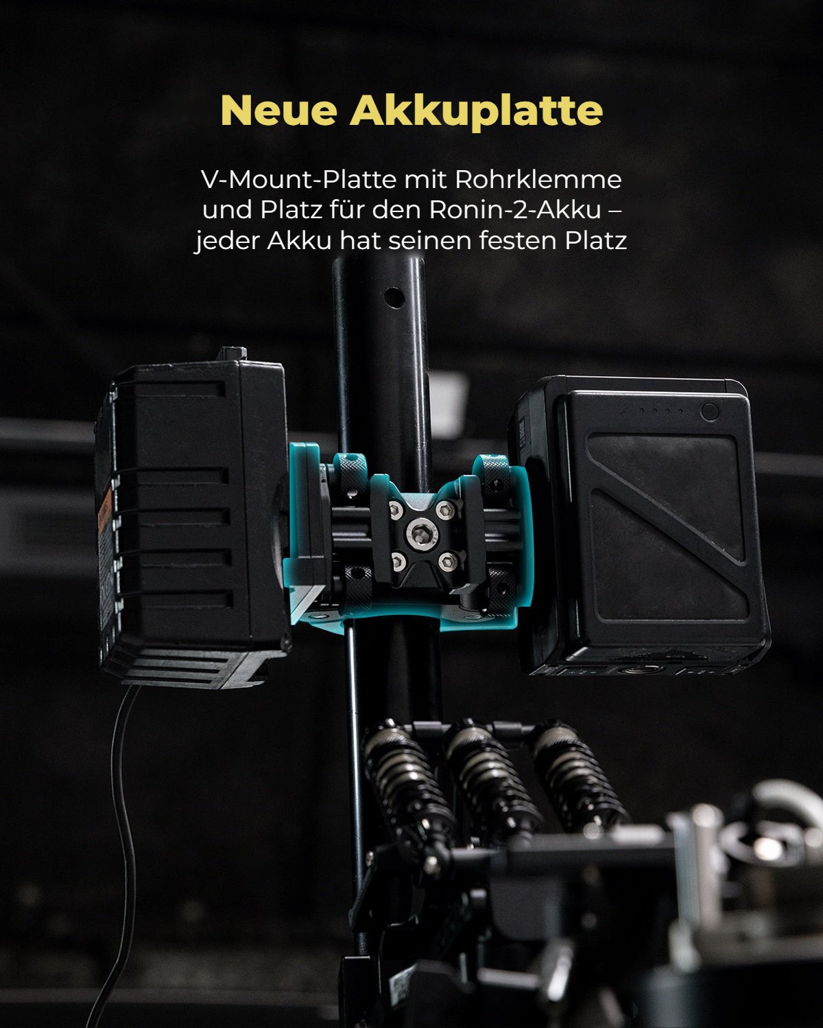 Neue Akkuplatte