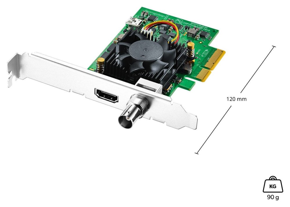 DeckLink Mini Recorder 4K – Low Profile, zwei Slotblenden