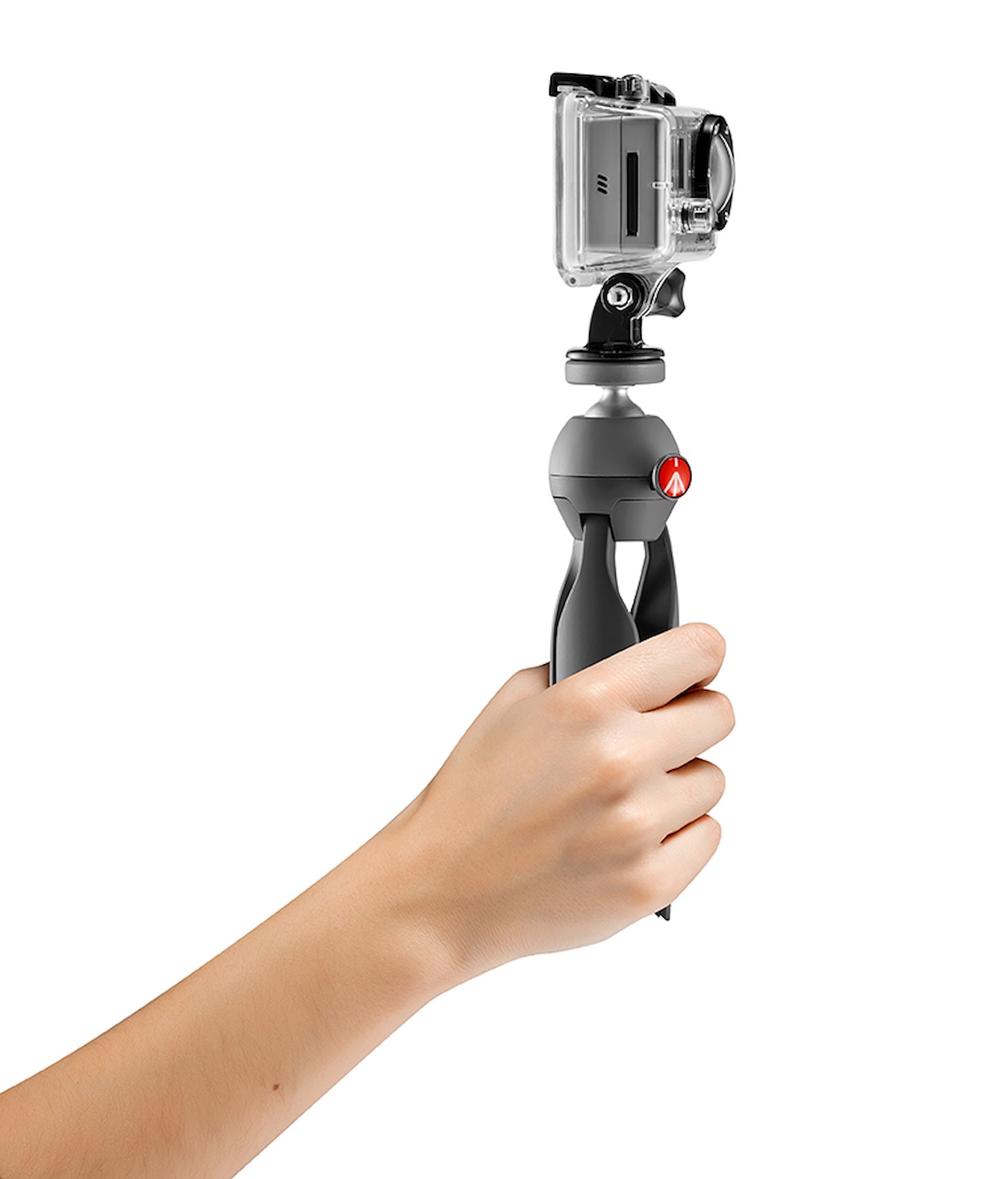 PIXI Xtreme als Handgriff mit nicht enthaltener GoPro-Kamera