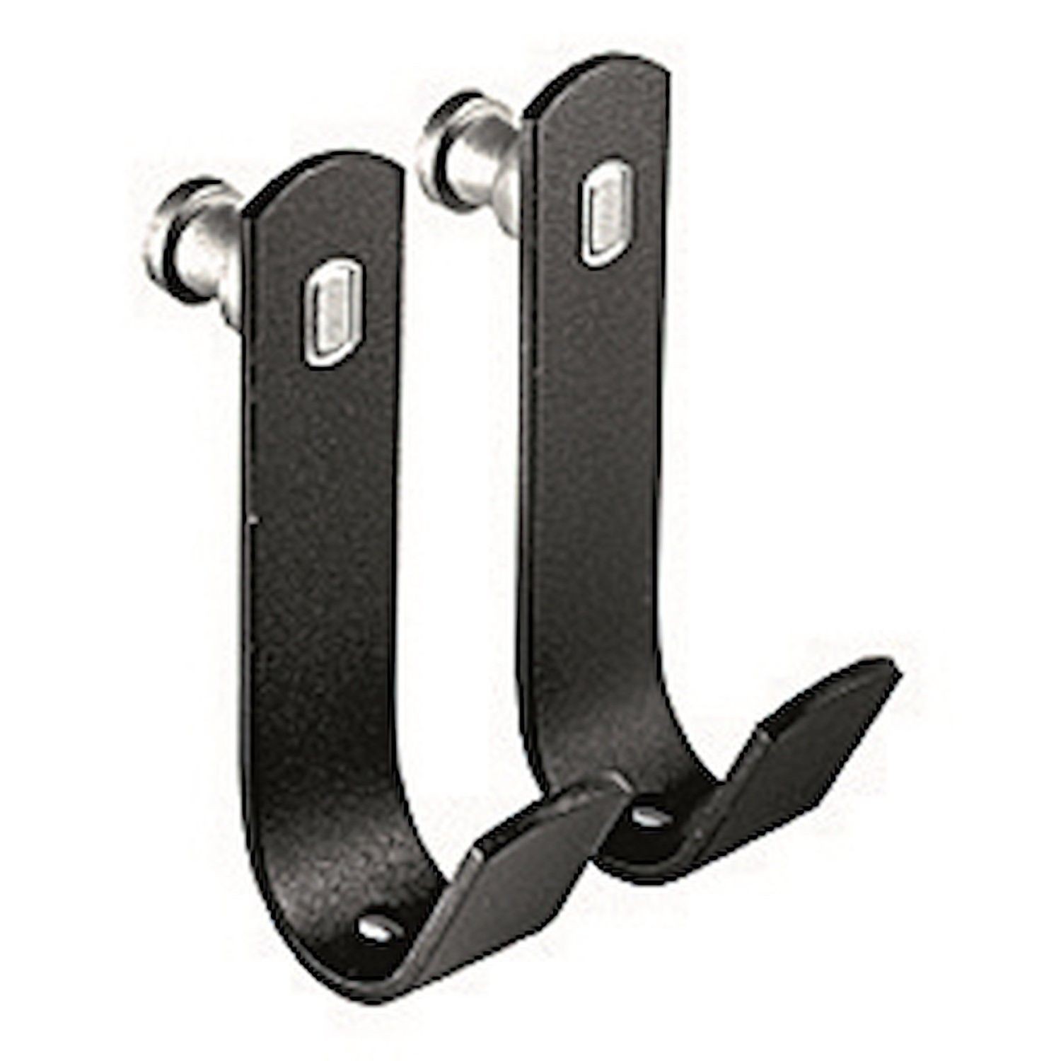 Das genaue Paar schwarzer Manfrotto 176 Mini-U-Haken