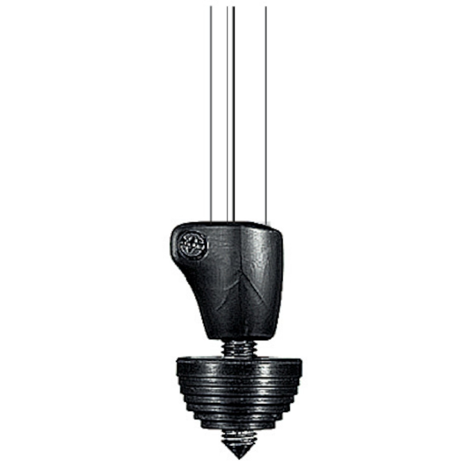 Manfrotto 695SP2 Gummi-/Metall-Spikefuß, Montageillustration