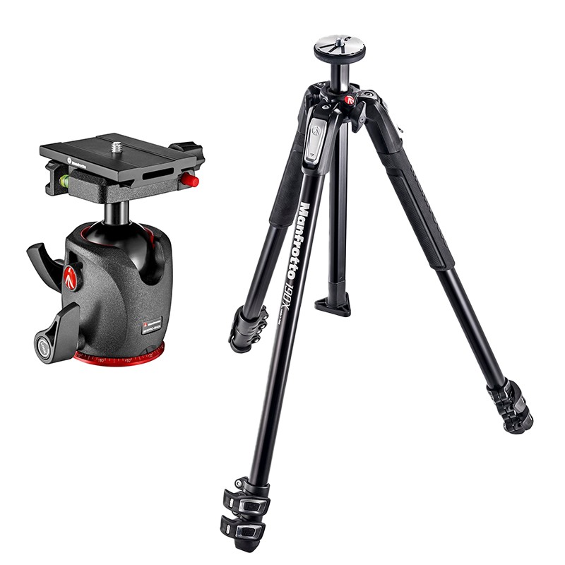 Manfrotto MT190X3-BDL – 190X Aluminiumstativ mit XPRO Q6 Kugelkopf