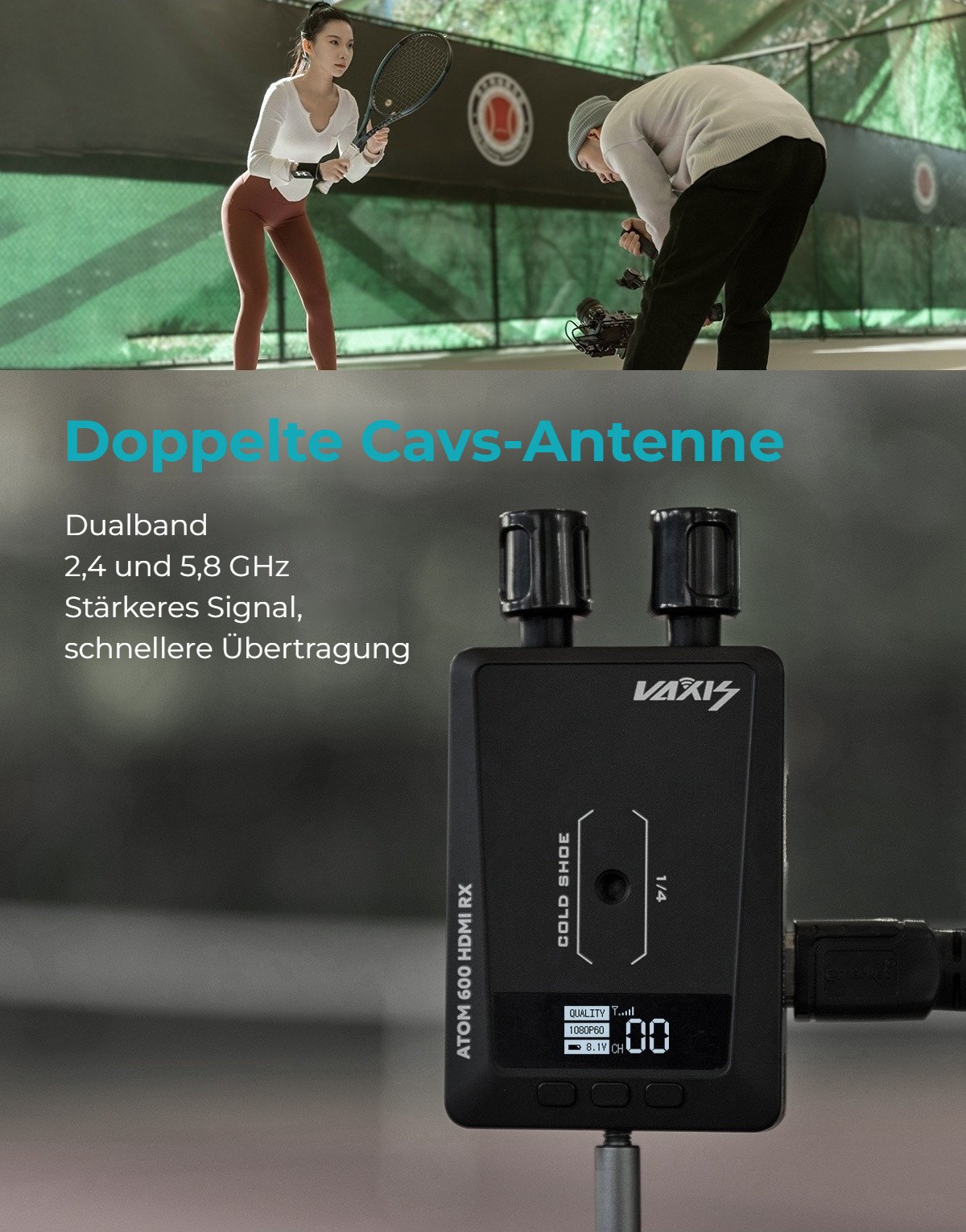 Doppelte Cavs-Antenne