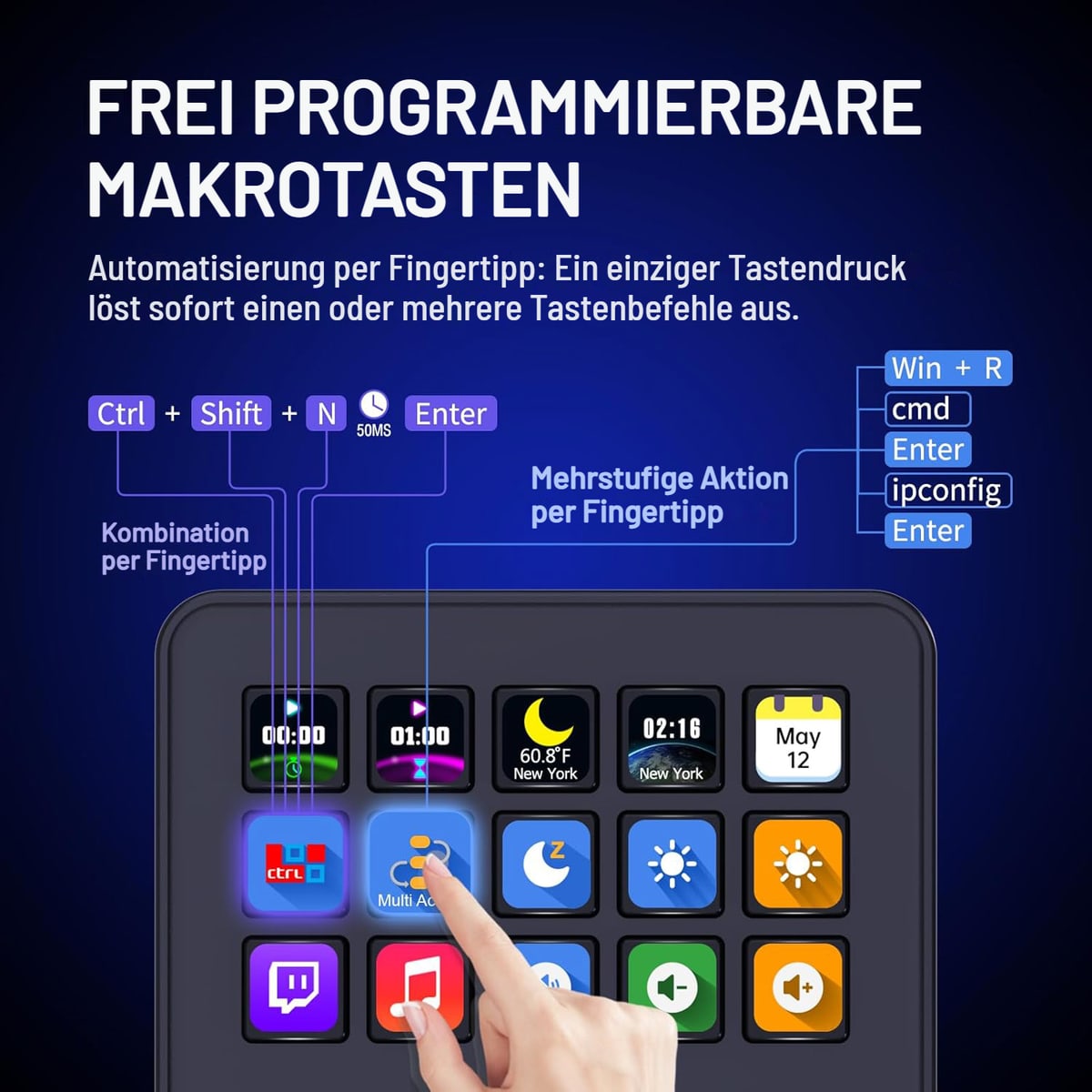 Makros per Tastendruck