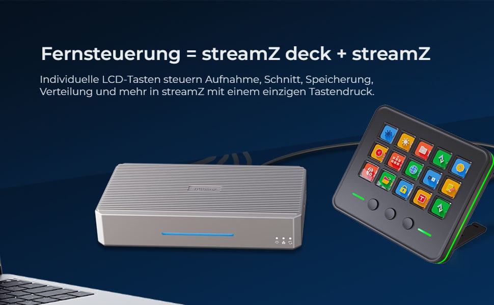 Bedienpanel streamZ deck