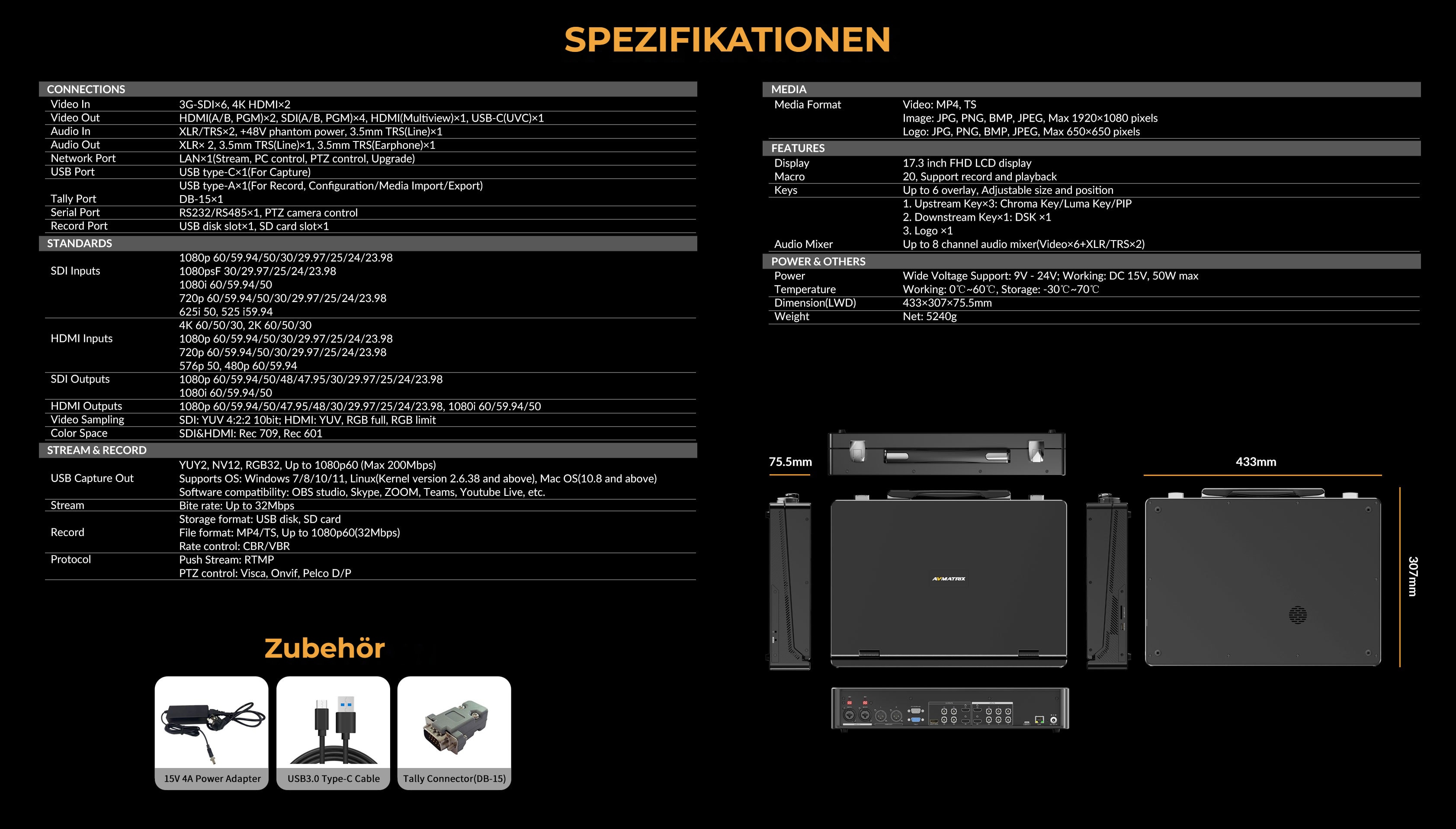 AVMatrix SHARK S6 PLUS