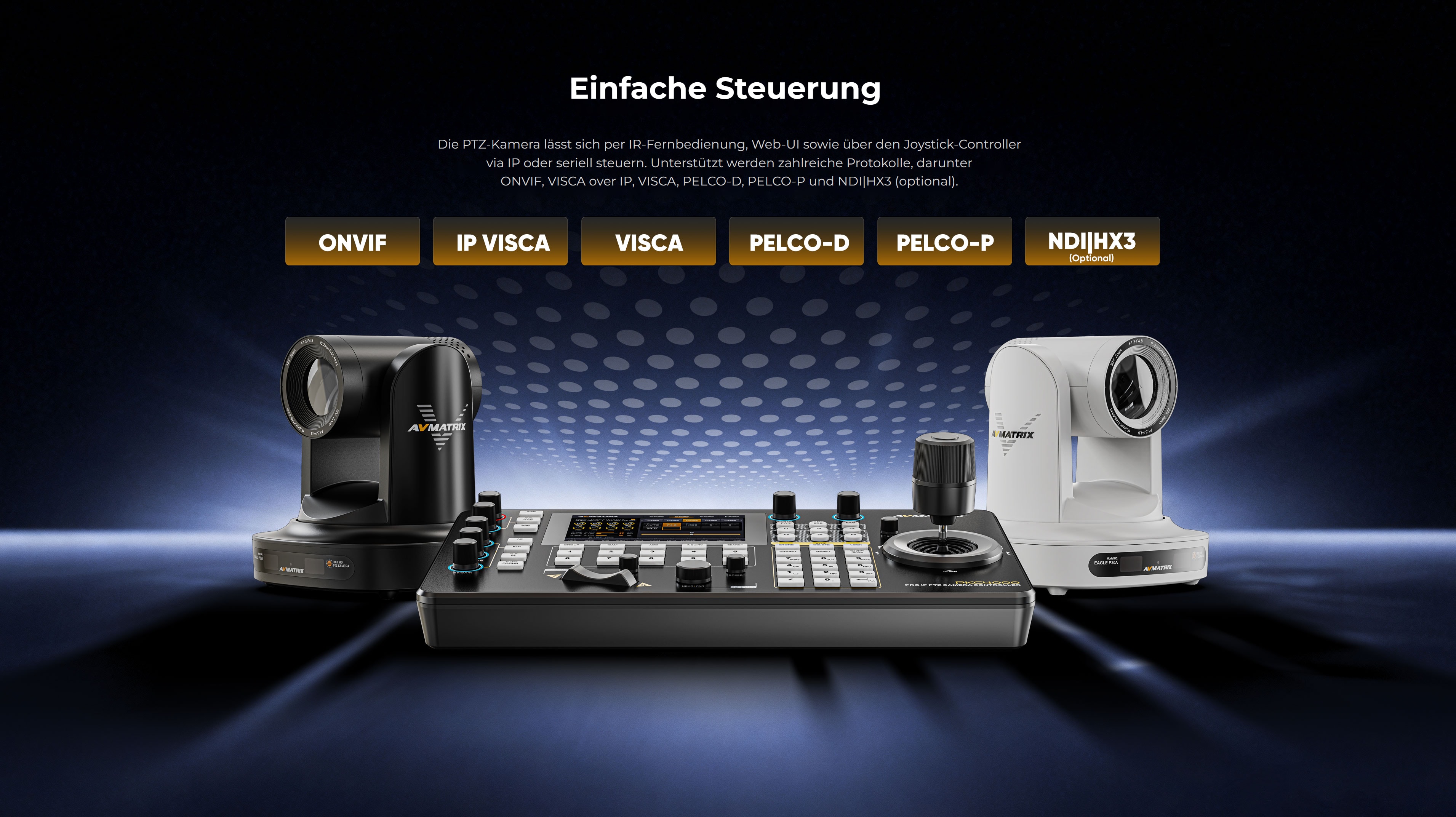 AVMatrix PTZ Camera EAGLE P12A-NDI