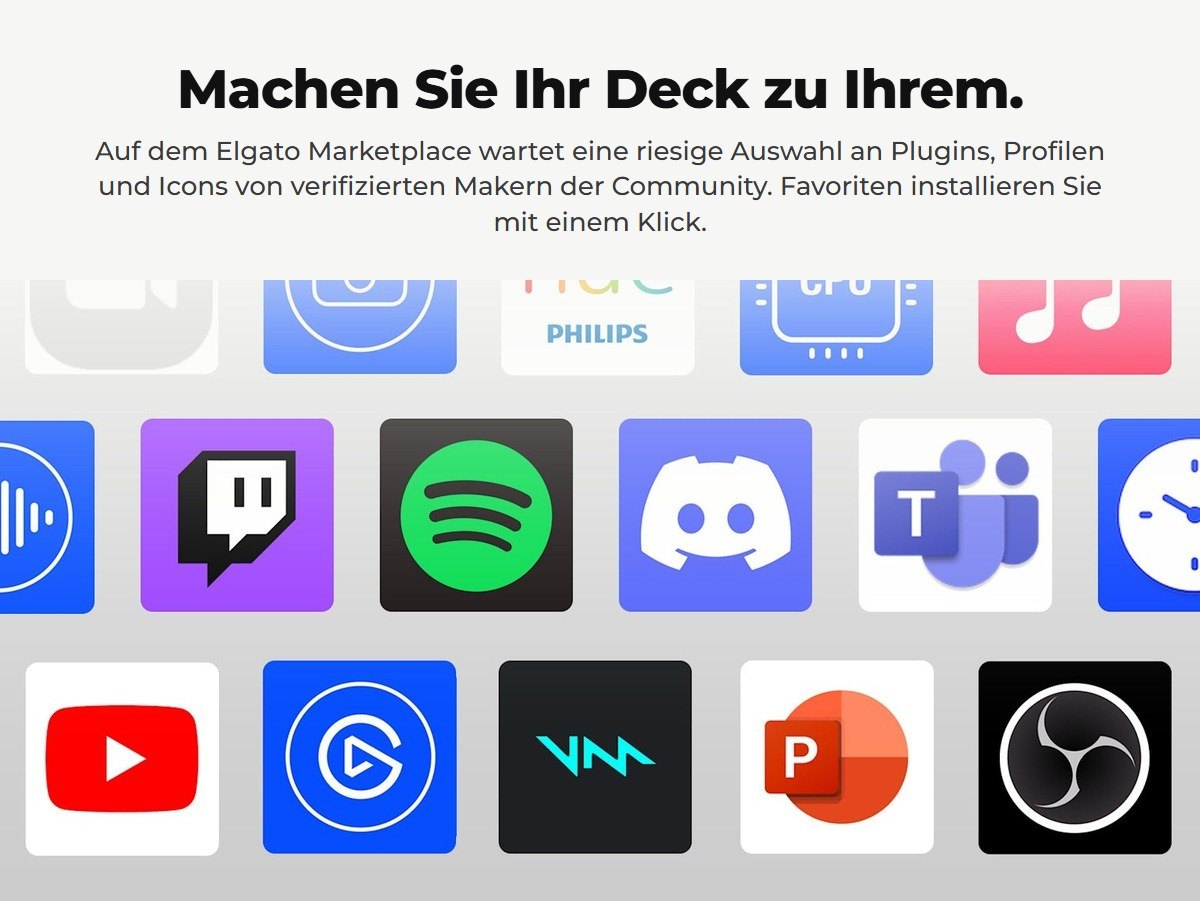 Erweiterungen vom Marketplace