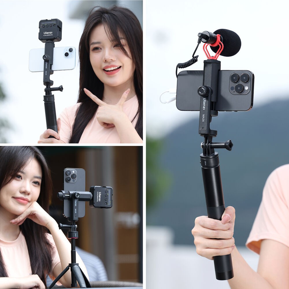 Ulanzi MA28 při natáčení s telefonem