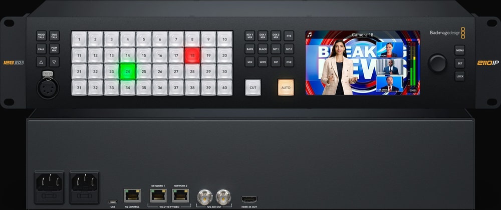 ATEM Monitoring Rack Panel 40 – Monitoring direkt im Rack