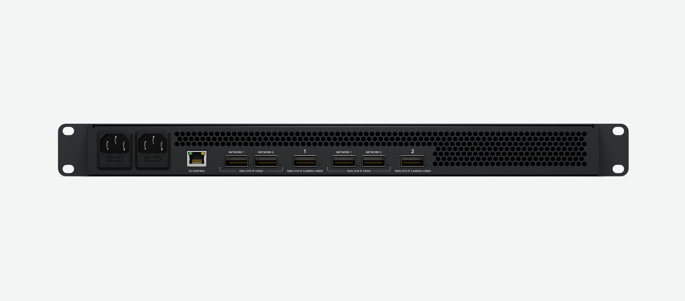Blackmagic StudioBridge 100G – Rückansicht
