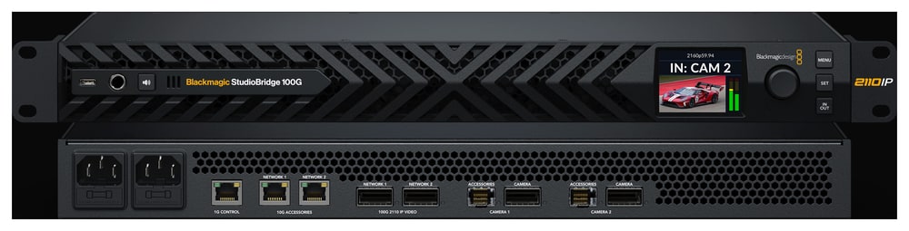 Blackmagic StudioBridge 100G – Zwei Kanäle, eine robuste Signalkette