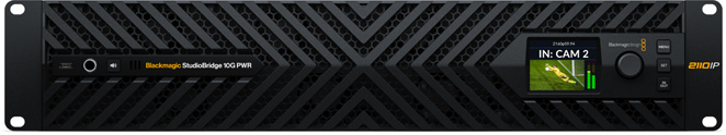 Blackmagic StudioBridge 10G PWR als Rackgerät