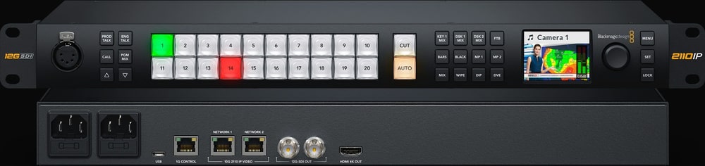 ATEM Monitoring Rack Panel 20 – Monitoring direkt im Rack